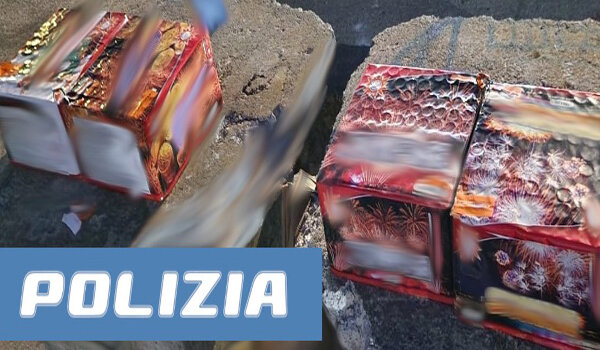 Bloccata nel quartiere di San Giorgio l&rsquo;accensione di artifizi pirotecnici illegali dalle Volanti della Polizia di Stato