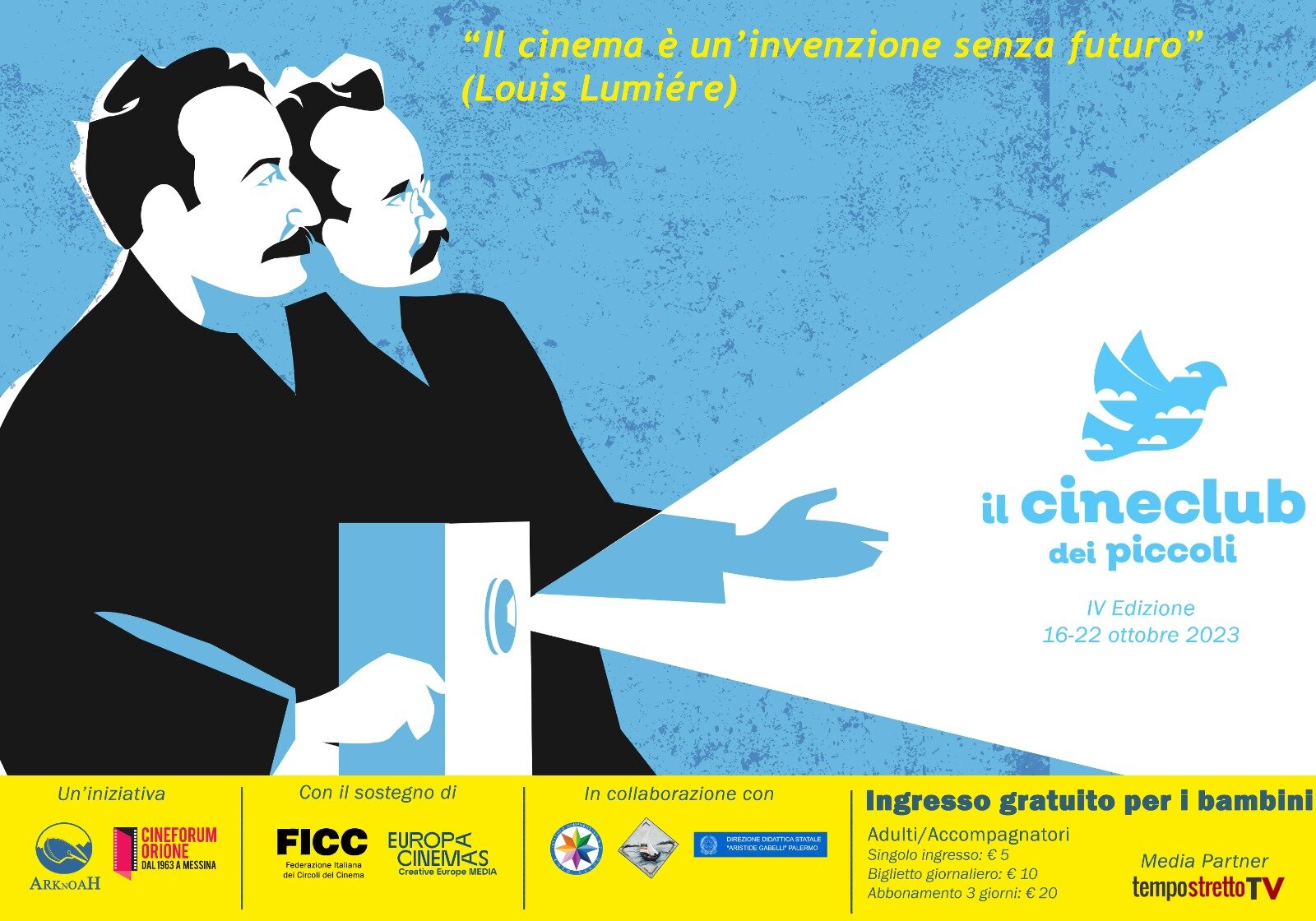 Festival dedicato all&rsquo;infanzia. Dal 16 al 22 ottobre la quarta edizione a Palermo, Messina e Barcellona Pozzo di Gotto