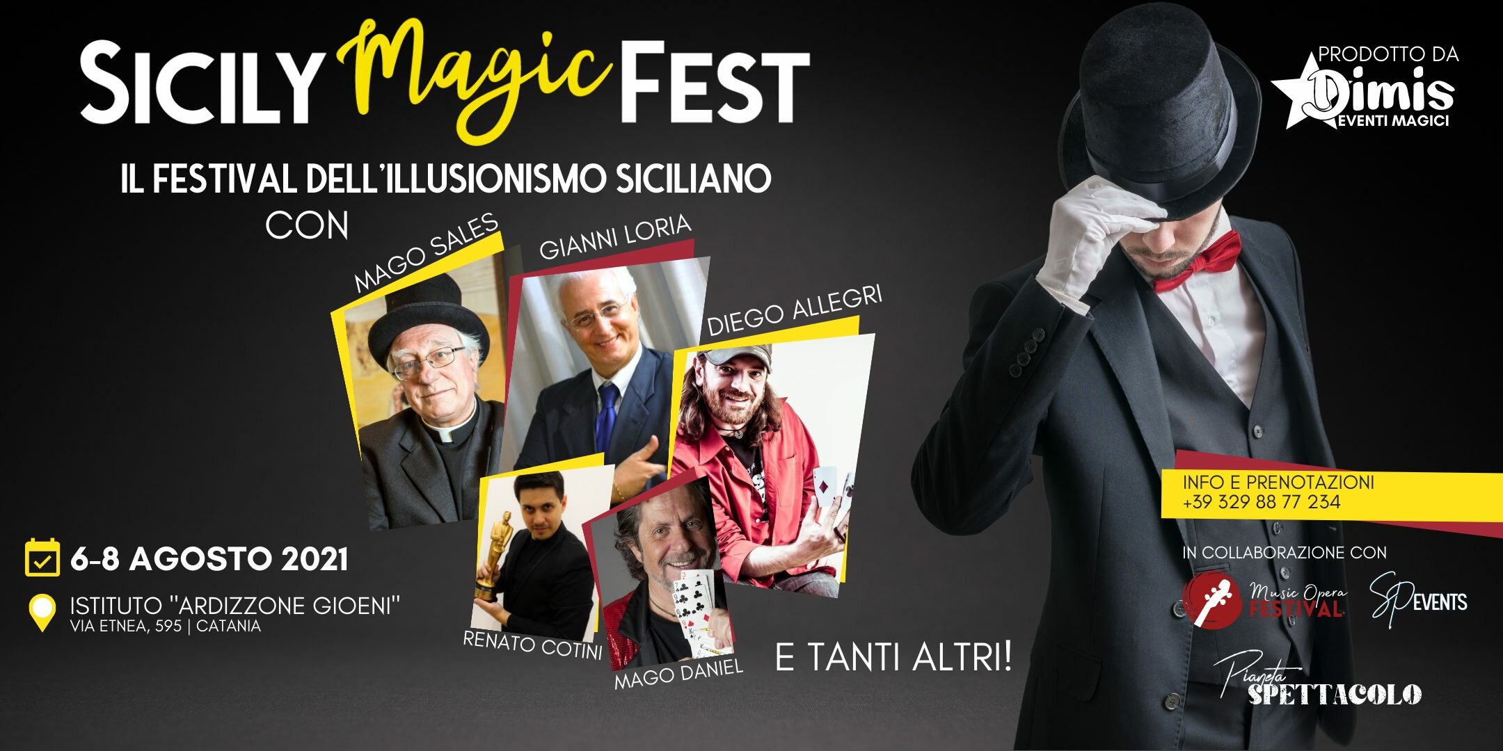 Sicily Magic Fest, a Catania dal 6 all'8 agosto spettacoli gratuiti e corsi di magia per piccoli e grandi Sicily Magic Fest, a Catania dal 6 all'8 agosto spettacoli gratuiti e corsi di magia per piccoli e grandi