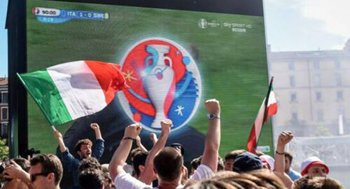 Maxi schermo per Euro 2020 nei locali con limiti e restrizioni