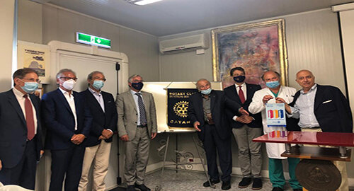 Solidariet&agrave;, sanit&agrave; e cultura: il Governatore del Distretto 2110 Sicilia Malta visita il Club Rotary etneo