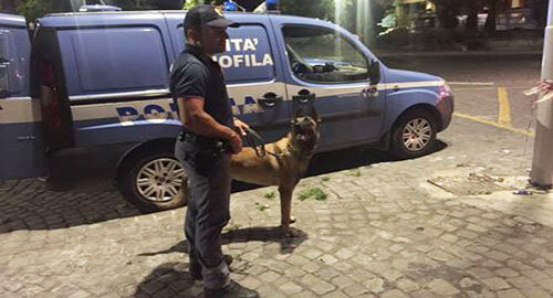 Controllo straordinario del territorio della Polizia a San Berillo
