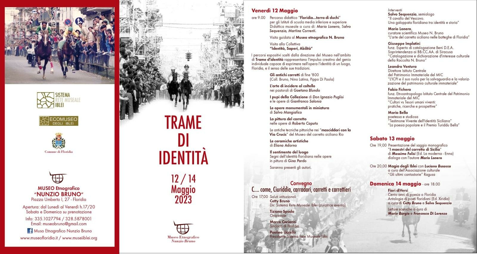 &ldquo;Trame di identit&agrave;&rdquo; al museo etnografico &ldquo;Nunzio Bruno&rdquo; di Floridia