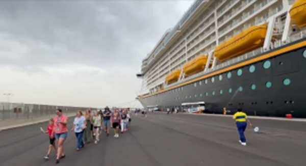 Torna la crociera Disney a Catania, 3457 passeggeri sulla "Dream"