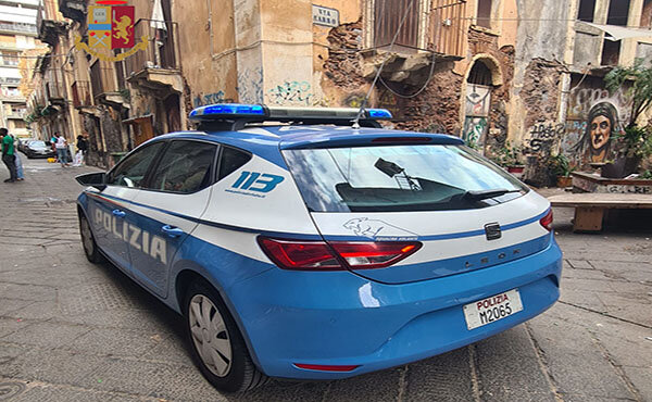 Continuano i controlli della Polizia di Stato a San Berillo Vecchio