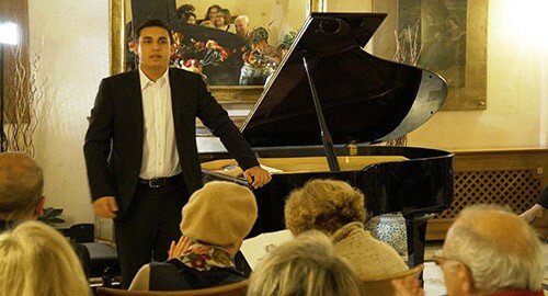 Concerto al Katane Palace di Catania del giovane pianista catanese Davide Salemi per la stagione della S.C.A.M.