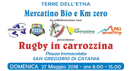 Domenica 27 Maggio il rugby in carrozzina arriva a San Gregorio Domenica 27 Maggio il rugby in carrozzina arriva a San Gregorio