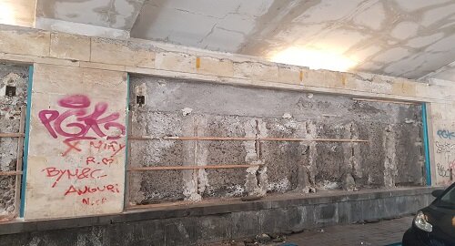 Sant&rsquo;Euplio, in corso i lavori di riqualificazione del sottopasso