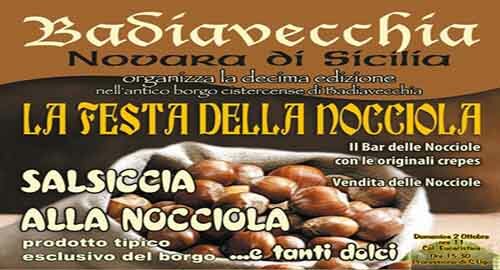 Festa della Nocciola, a Novara di Sicilia 1 e 2 ottobre appuntamento con storia e natura