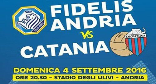 Lega Pro, il Catania di Rigoli stasera sfida in trasferta la Fidelis Andria di Favarin