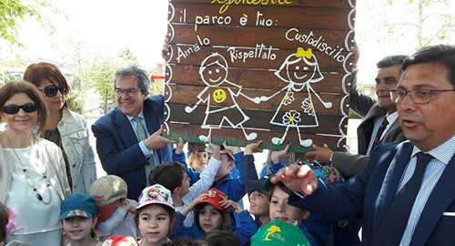 Inaugurata la bambinopoli "Ginestra" al Villaggio Dusmet