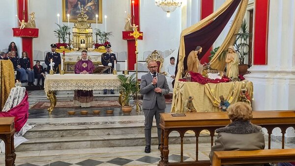 Precetto natalizio della Polizia di Stato nella chiesa dei Santi Cosma e Damiano