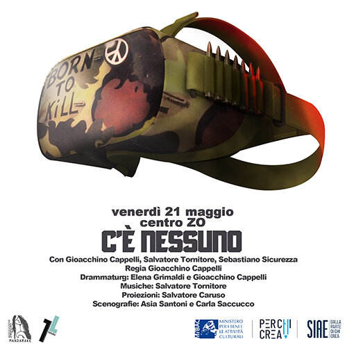 Il 21 maggio al Centro Zo di Catania, con la pi&egrave;ce"C'&egrave; nessuno" di Elena Grimaldi e Gioacchino Cappelli, il rapporto tra giovani, moderna tecnologia, genitori e istituzioni