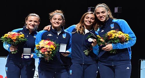 Scherma, l'etnea Rossella Fiamingo conquista l&rsquo;argento in Coppa del Mondo con la squadra azzurra di spada