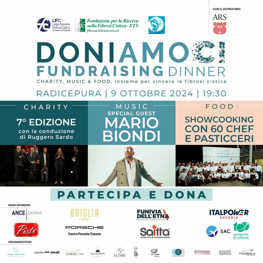 "Doniamoci Fundraising Dinner 2024" a sostegno ricerca fibrosi cistica