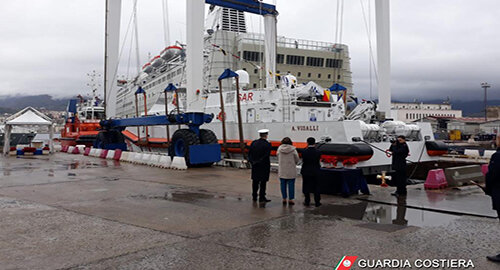 Varata a Messina la nuova nave della Guardia Costiera "Aurelio Visalli"