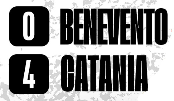 Serie C, il Catania chiude il 2023 con la rotonda vittoria (4-0) in casa del Benevento