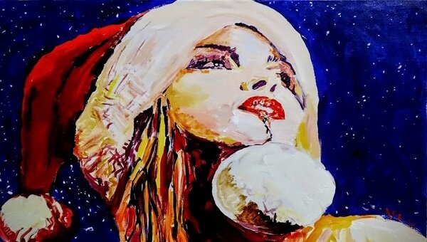 Arte, musica, moda, pittura e scultura il 19 dicembre per "Fantasy Painting of Christmas" del M&deg; Giuseppe Apa