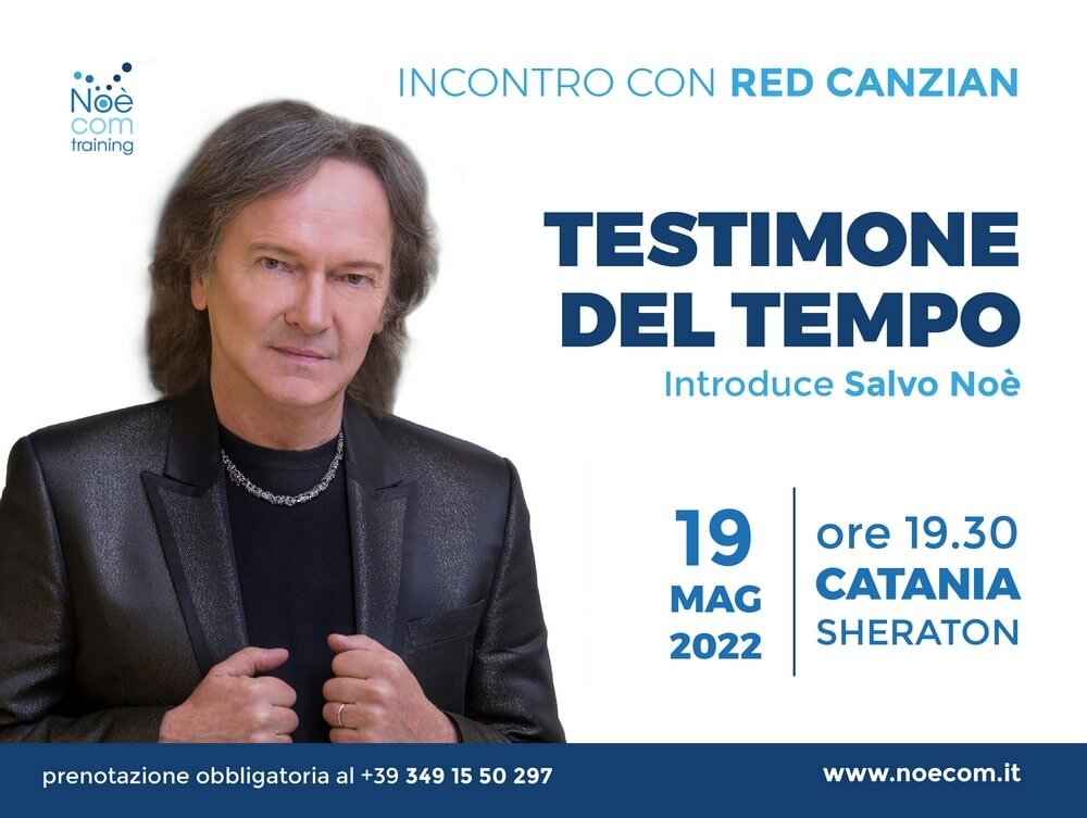 "Testimone del Tempo", Red Canzian si racconta il 19 maggio a Catania