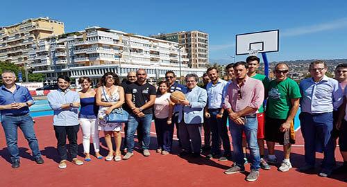 Riconsegnato alla citt&agrave; il campetto di basket di piazza Nettuno