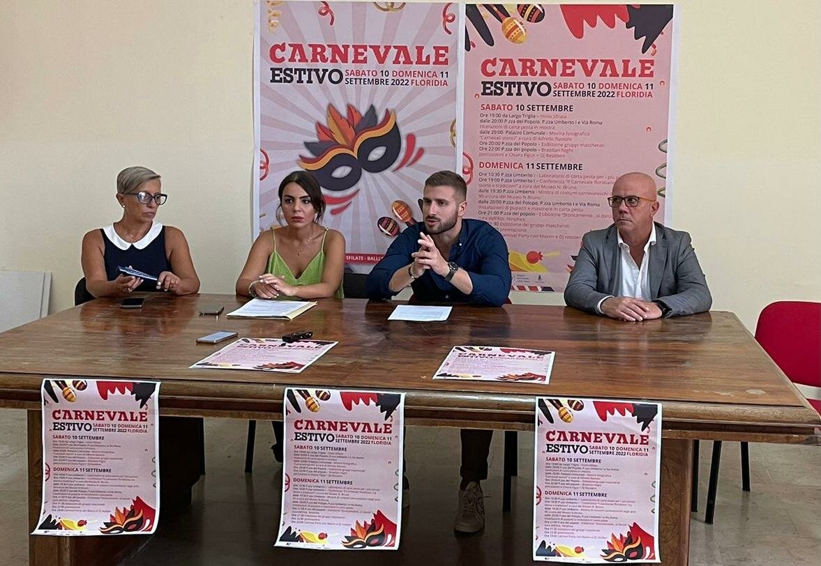 "Carnevale estivo" a Floridia il 10 e 11 settembre tra tradizione e innovazione "Carnevale estivo" a Floridia il 10 e 11 settembre tra tradizione e innovazione