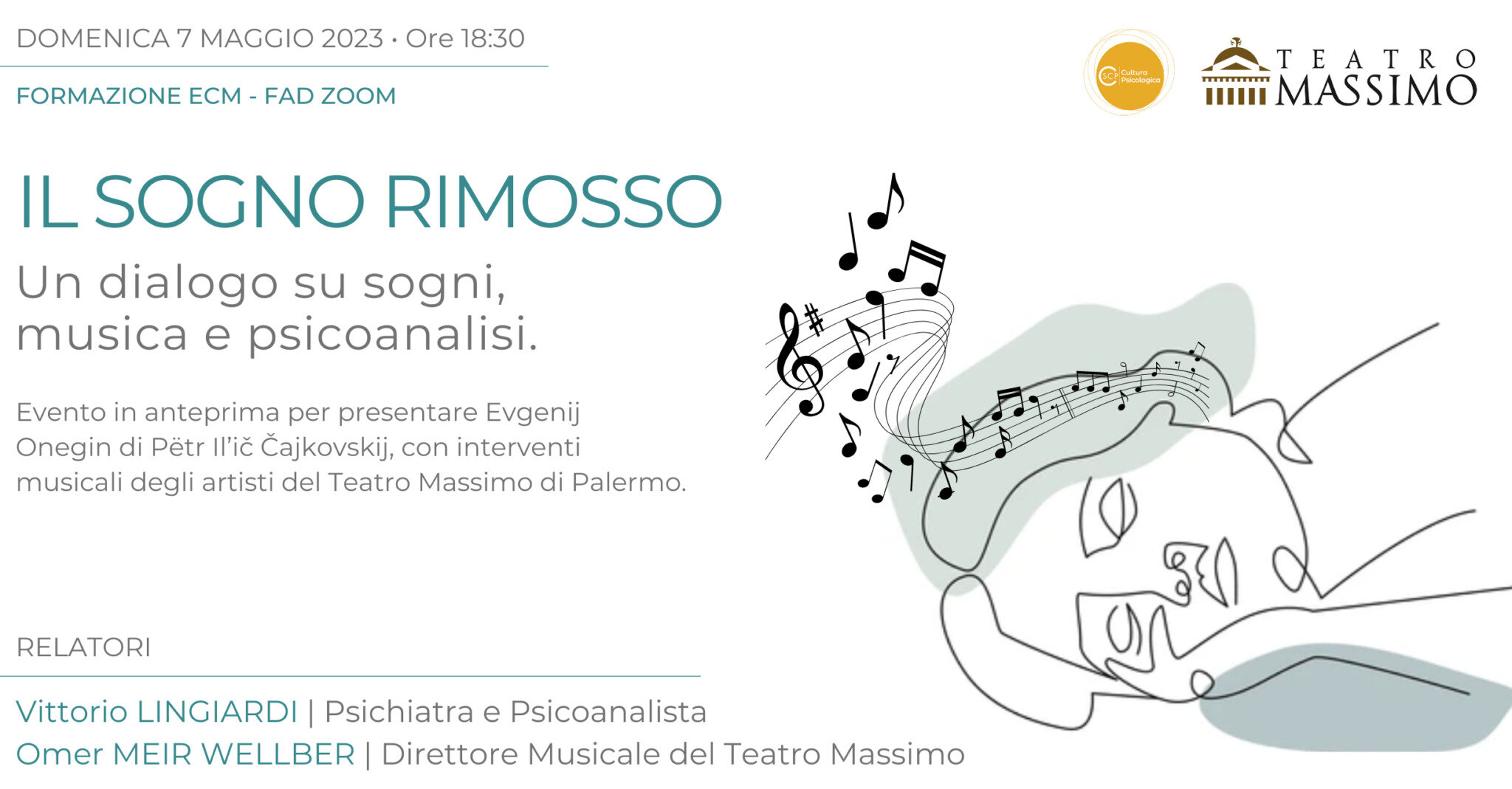 "Il sogno rimosso" al Massimo di Palermo dialogo su sogni, musica e psicoanalisi