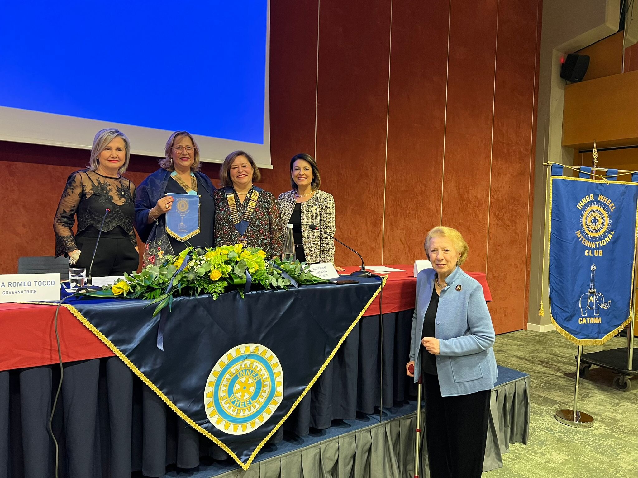 La visita della governatrice Mara Romeo Tocco all'Inner Wheel Club di Catania