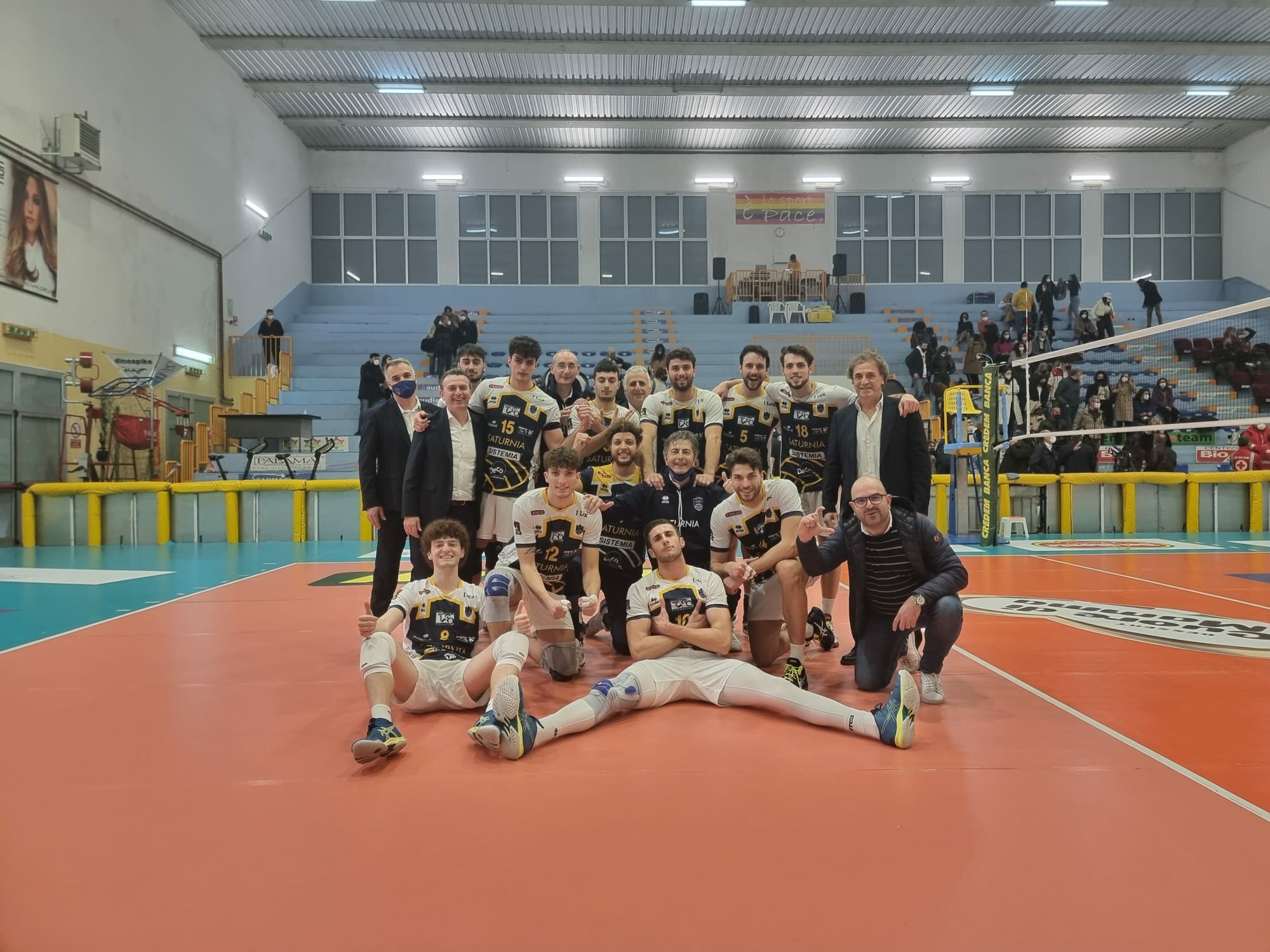 Serie A3, la Sistemia Saturnia Aci Castello espugna 3-0 il parquet del Casarano