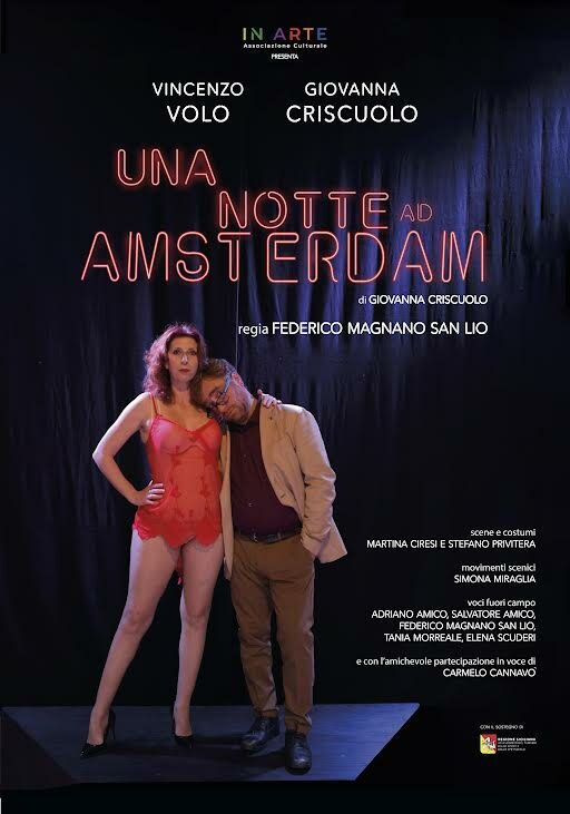 &ldquo;Una notte ad Amsterdam&rdquo; di Giovanna Criscuolo a Serradifalco e S. Teresa Riva