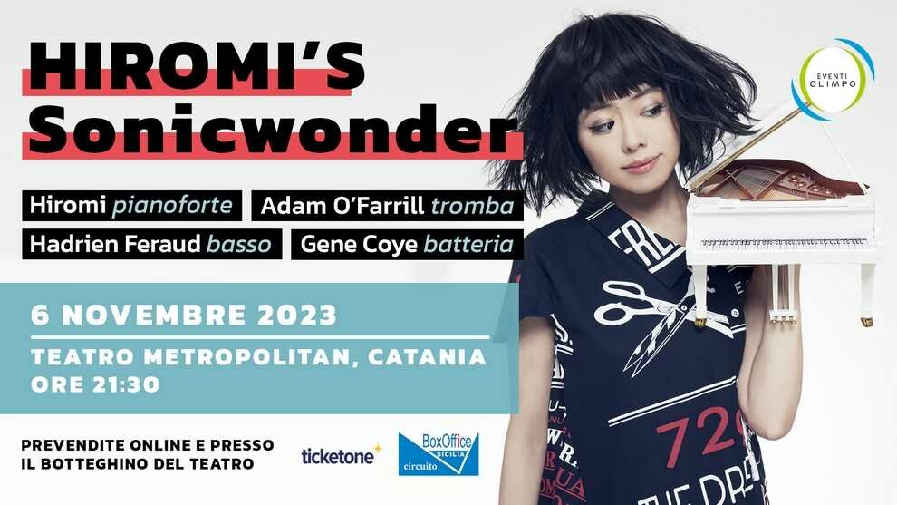 Sonicwonder, il rivoluzionario talento di HIROMI a Catania il 6 novembre