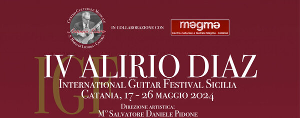 Dal 17 al 26 maggio a Catania la quarta edizione del Festival Chitarristico internazionale Alirio Diaz