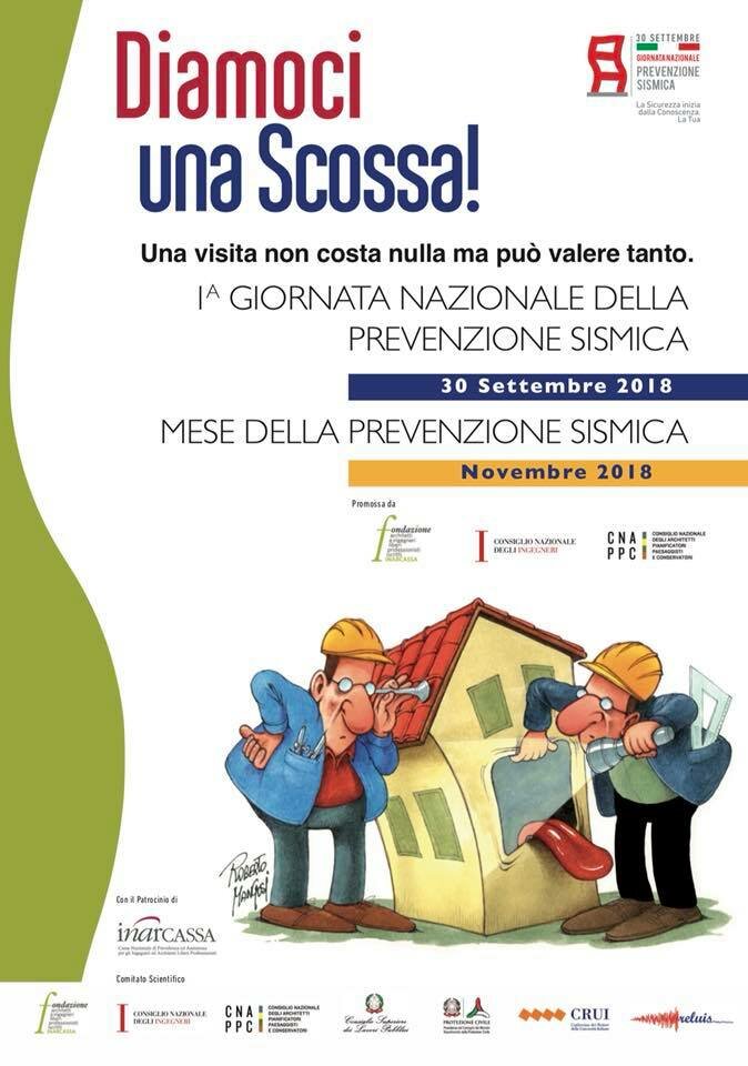 &ldquo;Piazze della Prevenzione Sismica&rdquo;, il 30 settembre a Catania, Acireale, Adrano, Bronte, Caltagirone, Giarre, Patern&ograve;, Piedimonte E., Riposto, &ldquo;I Portali&rdquo; e &ldquo;Centro Sicilia&rdquo;