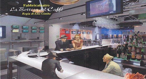 Nello Spazio giardino Pippo Fava dal 13 Luglio "La Bottega del caff&egrave;" nell'adattamento di Elio Gimbo, produzione Fabbricateatro