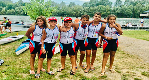 Canoa giovani, a San Giorgio di Nogaro (Udine) svetta il rossazzurro del Circolo Canoa Catania