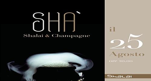 "Shà", il 25 agosto a Linguaglossa la festa dedicata agli Champagne ideata da Shalai "Shà", il 25 agosto a Linguaglossa la festa dedicata agli Champagne ideata da Shalai