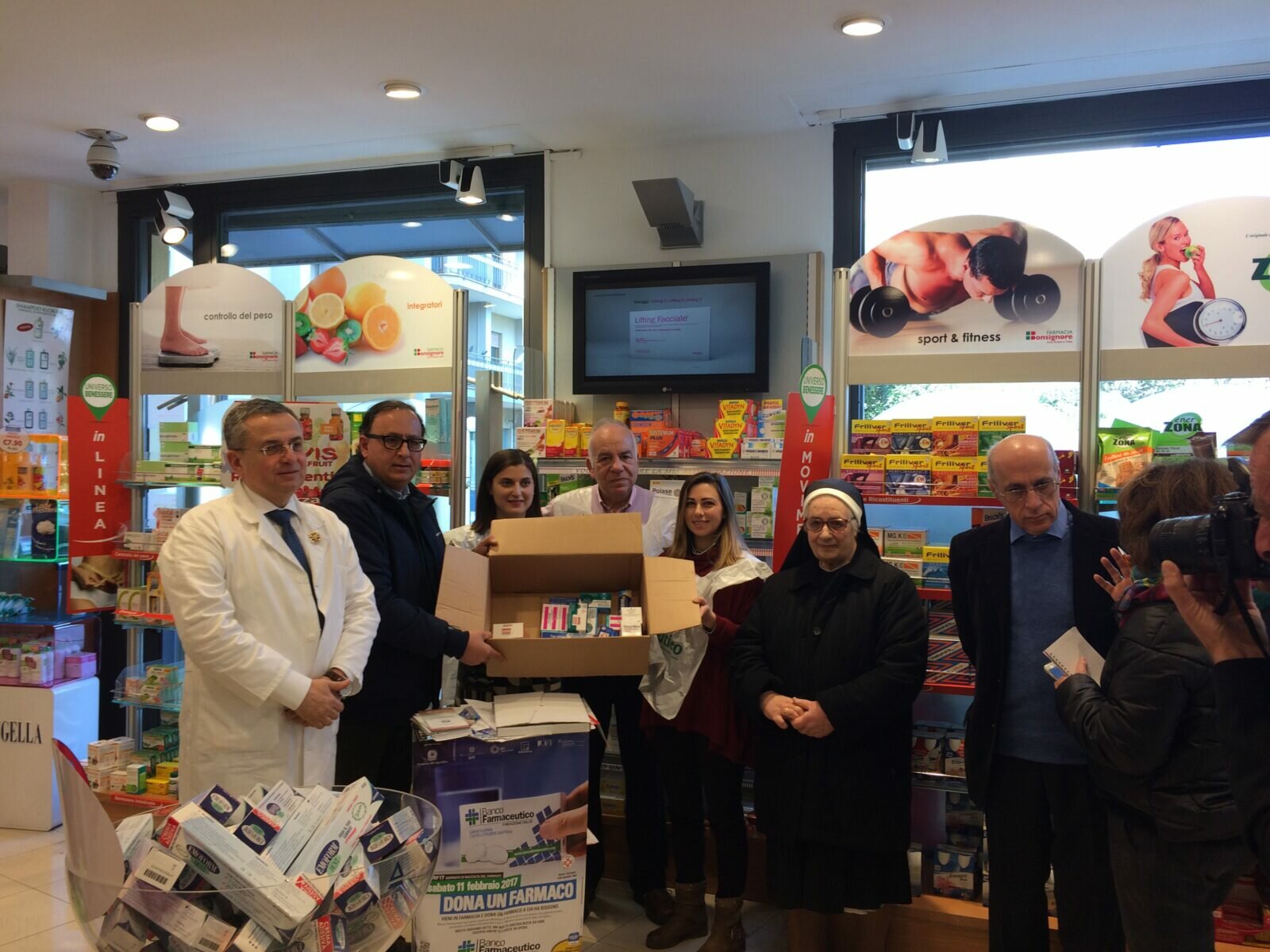 Giornata di raccolta del farmaco, in crescita rispetto allo scorso anno, a Palermo medicine gratis per le famiglie disagiate