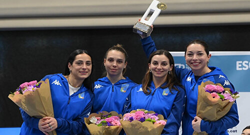Scherma, Rossella Fiamingo medaglia d'argento a Barcellona nella prova a squadre di Coppa del Mondo, la Methodos si prepara alla gara under 14 a squadre in programma a Bolzano