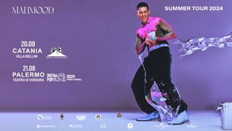 Mahmood, il Summer Tour 2024 in Sicilia il 20 agosto a Catania e 21 a Palermo