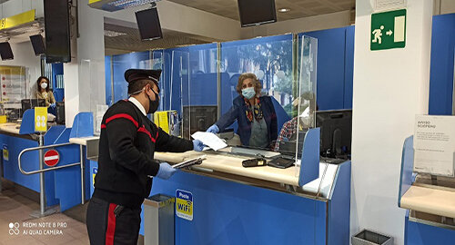 Poste Italiane e Carabinieri insieme per consegnare la pensione agli anziani