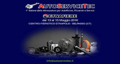 "Autoservicetec" dal 13 al 15 maggio ad Etnafiere il salone delle attrezzature per officine, ricambi e servizi