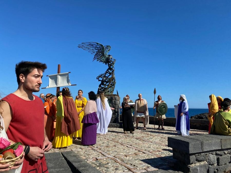 Parco di Naxos, rievocazione storica della fondazione della prima colonia greca in Sicilia