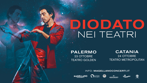 Diodato arriva in Sicilia: 23 ottobre a Palermo, 24 a Catania Diodato arriva in Sicilia: 23 ottobre a Palermo, 24 a Catania