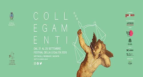 "Collegamenti", dal 21 al 25 settembre il Festival della Legalit&agrave; a Canicatt&igrave;