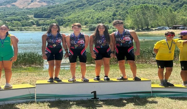 Canoa Giovani, a Mormanno Circolo Canoa Catania protagonista con 4 ori