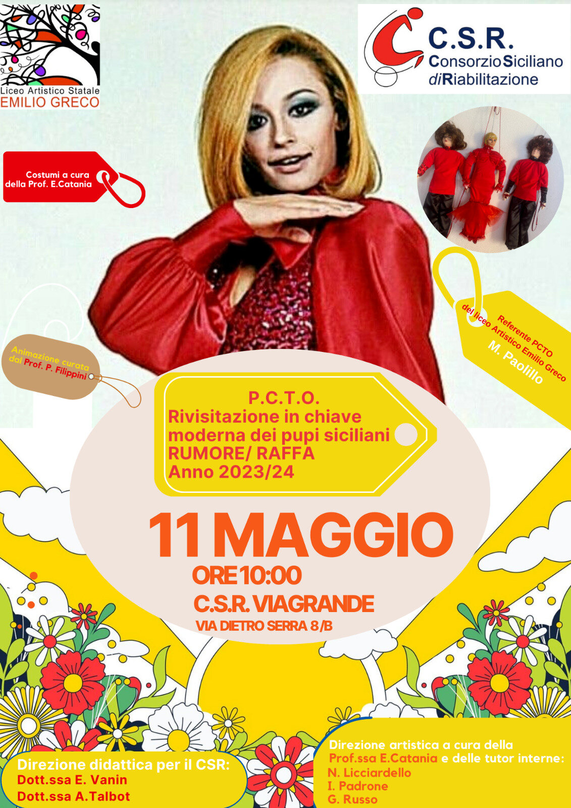 Al C.S.R. di Viagrande "Rumore/Raffa", omaggio alla Carr&agrave; e alla tradizione dei Pupi siciliani