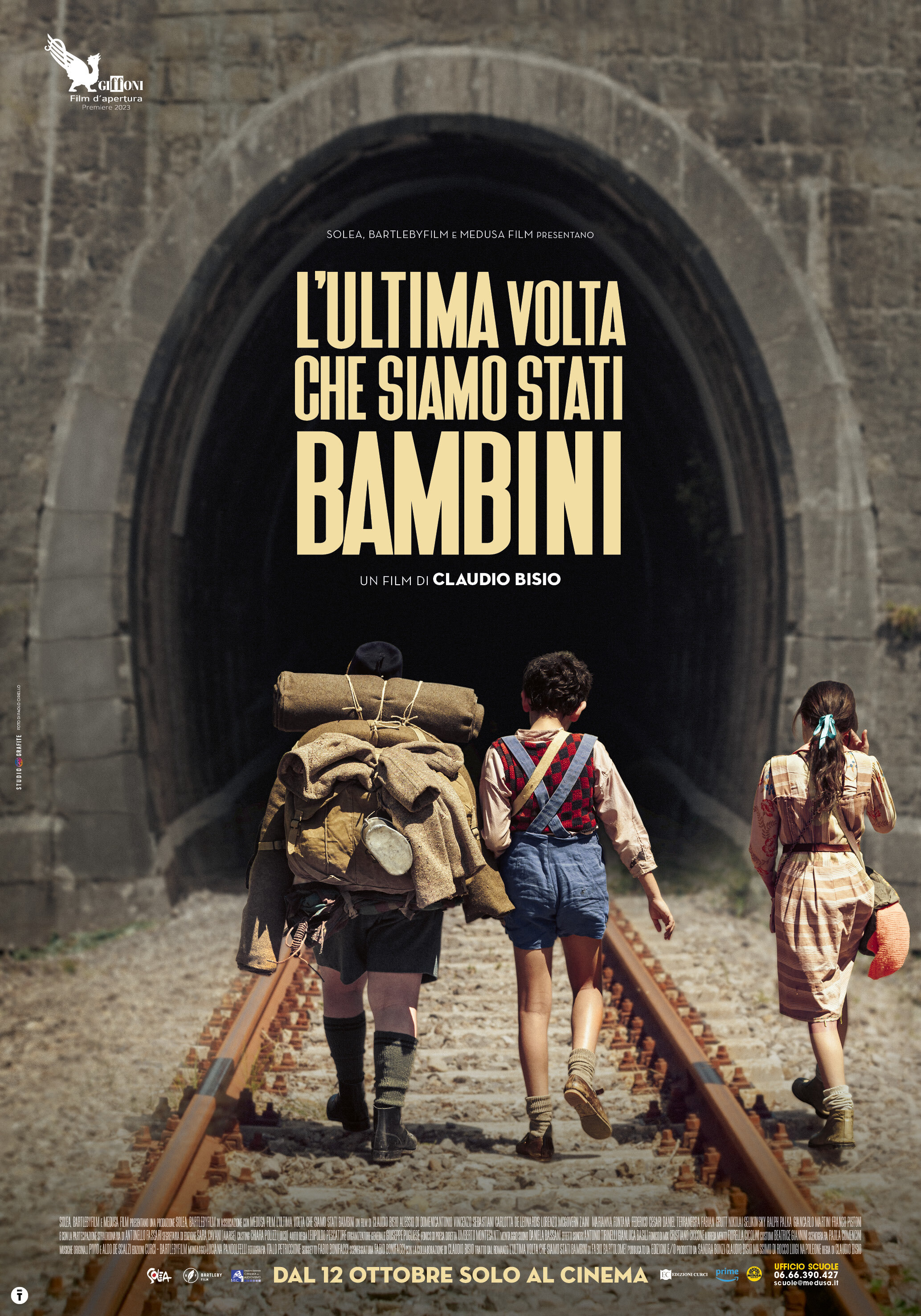 "L'ultima volta che siamo stati bambini" esordio alla regia di Claudio Bisio, nelle sale dal 12 ottobre