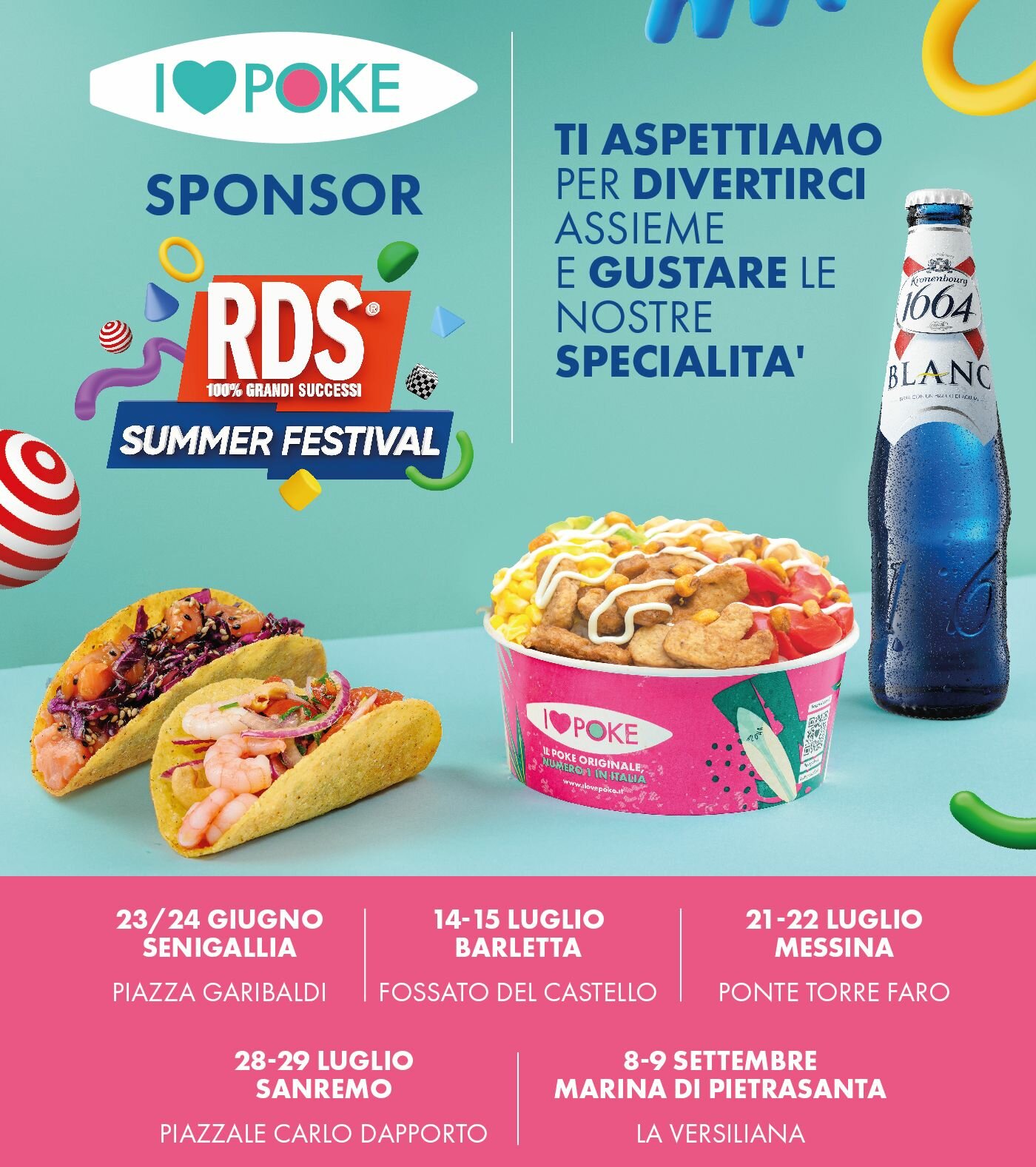 "I Love Poke" fa tappa a Messina il 21 e il 22 luglio