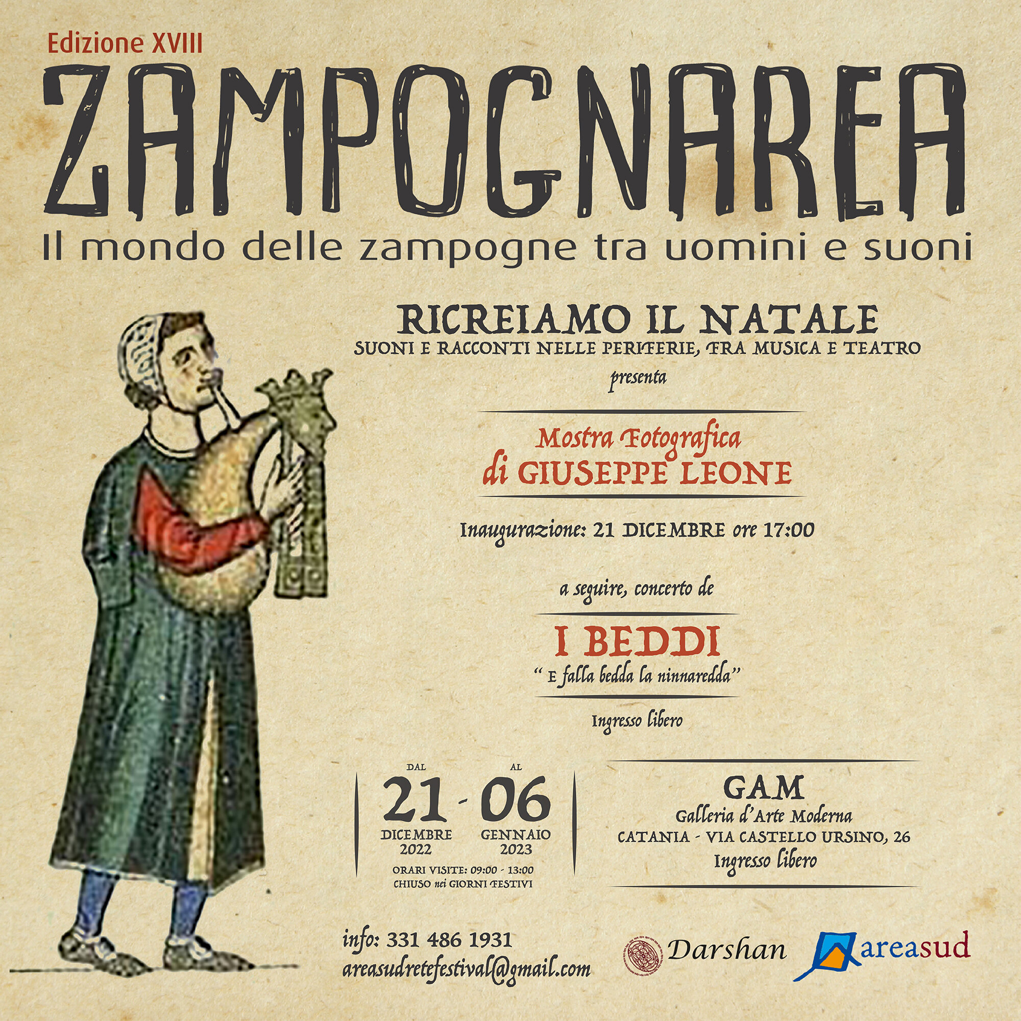 Festival Zampognarea: il Natale&nbsp;nella mostra fotografica di Giuseppe Leone