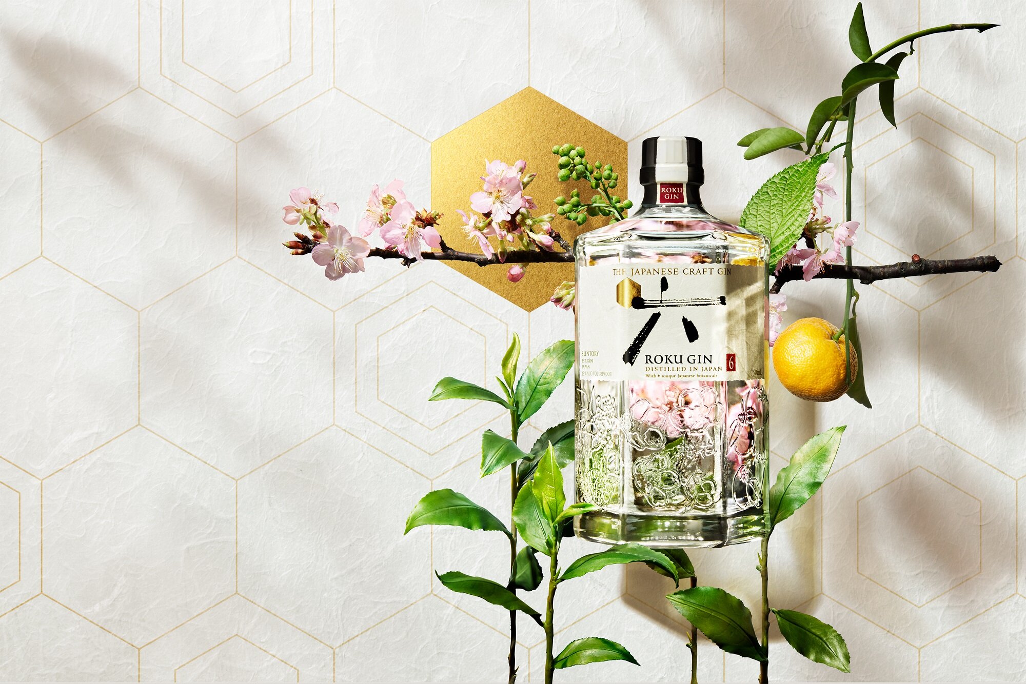 Il Roku Gin, essenza delle stagioni prodotto con 6 botaniche giapponesi