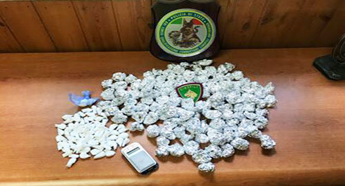 Agenti delle Volanti, con i cani Vite e Maui, rinvengono a Librino armi e droga nei pressi del Palazzo di cemento